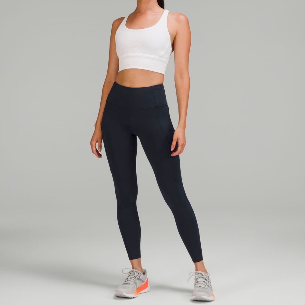 Lululemon Fast and Free High-Rise Tight 25” Navy